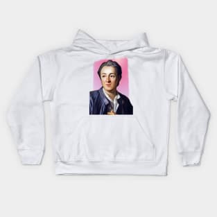 French Philosopher Denis Diderot illustration Kids Hoodie